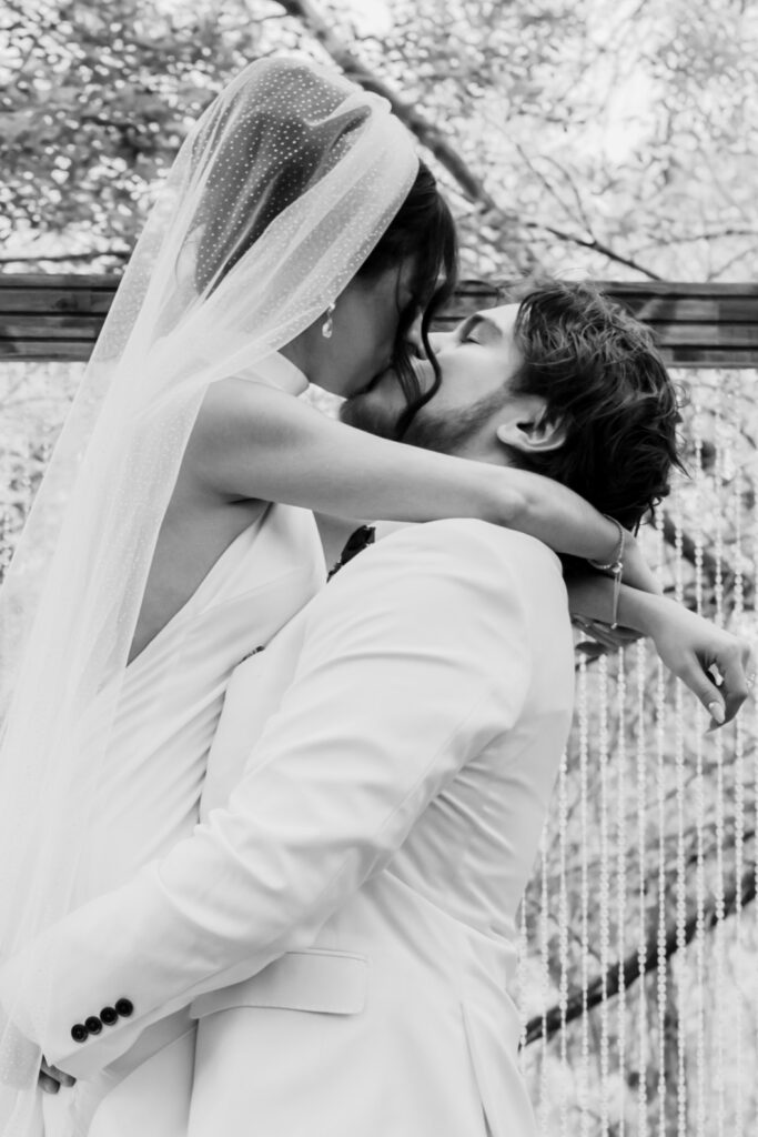 First Kiss Intimate Destination Wedding in Sedona