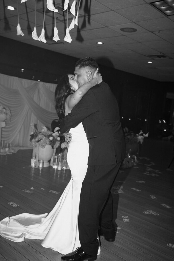 bride and groom's first dance